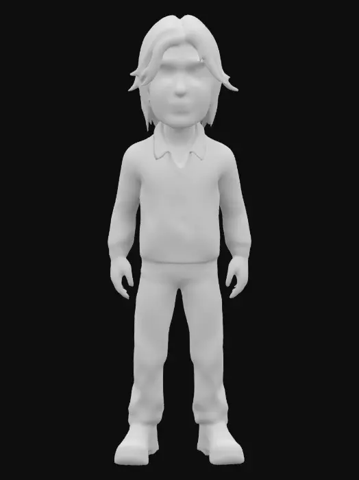 3D model for Melancholic Gaze