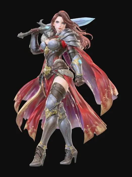 3D model for Crimson Vanguard