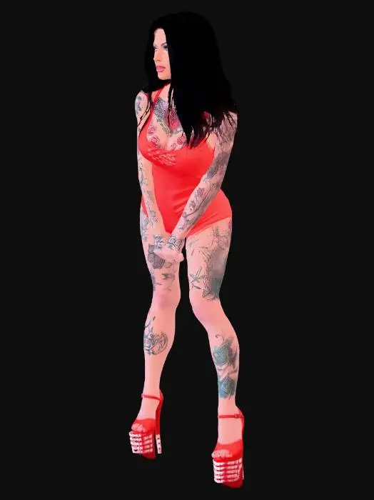 3D model for Scarlet Inked Goddess