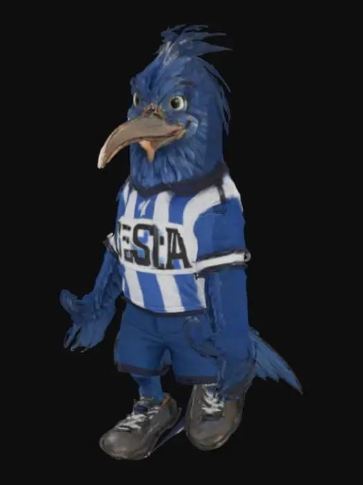 3D model for Bluebird Mascot