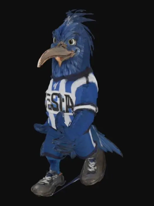 3D model for Bluebird Mascot