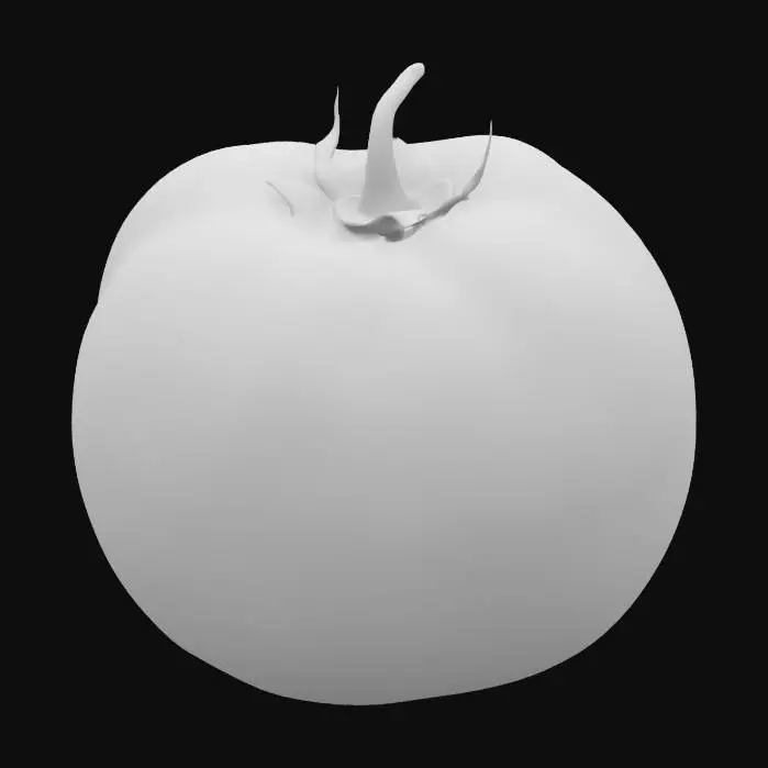 3D model for tomato, high res, 4k, photorealistic