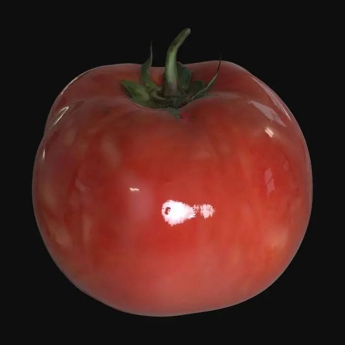 3D model for tomato, high res, 4k, photorealistic