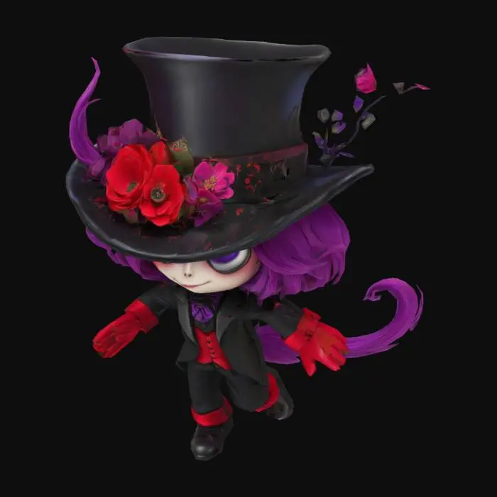 3D model for Whimsical Top Hat Critter