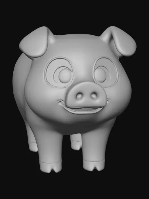 3D model for Happy Piglet