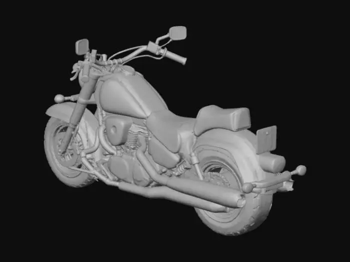 3D model for Motorcycle Cruiser