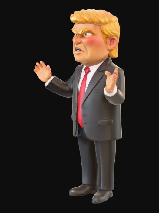 3D model for Donald Trump
