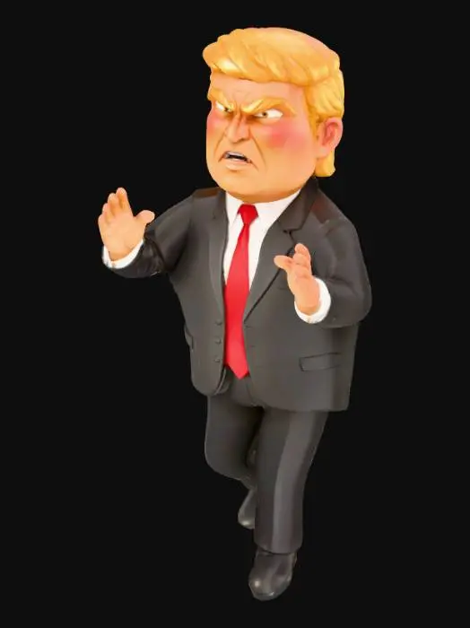 3D model for Donald Trump