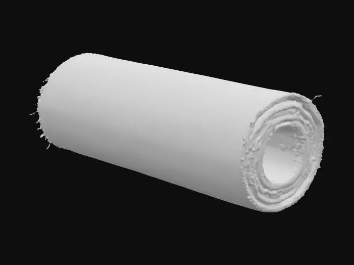 3D model for rolled carpet


