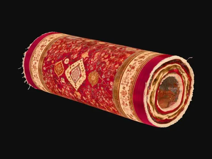 3D model for rolled carpet


