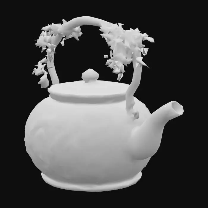 3D model for viking, teapot, Ivy, hd