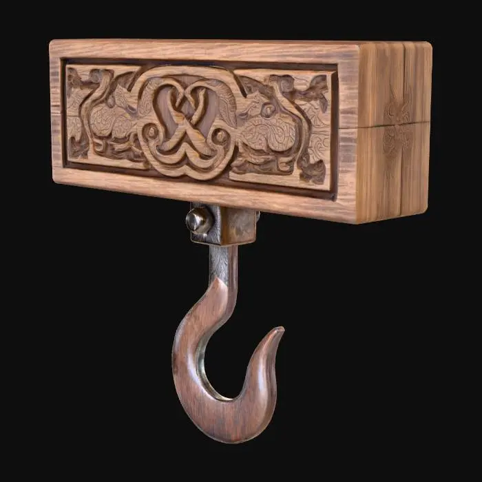 3D model for medieval 
Sack hanger