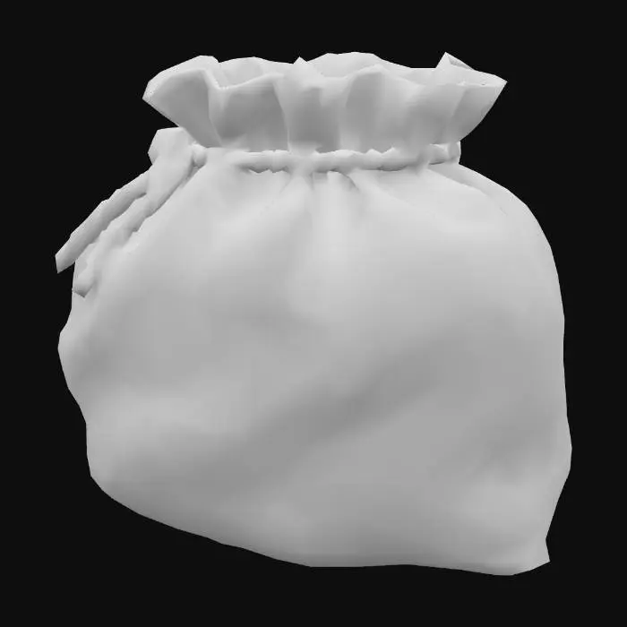 3D model for Make sack look closed