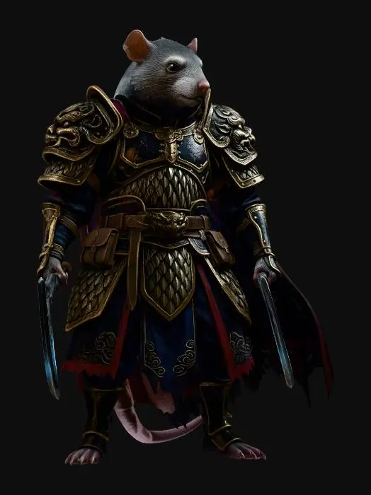 3D model for 诡道刺客