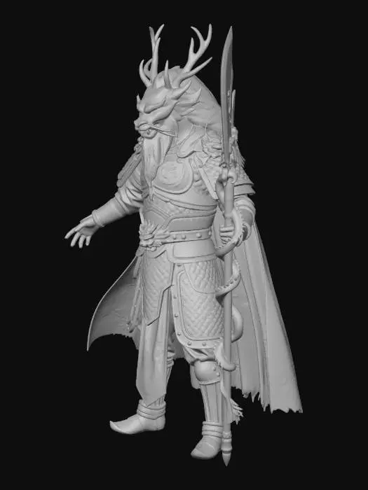 3D model for 辰龙（九天司雨）