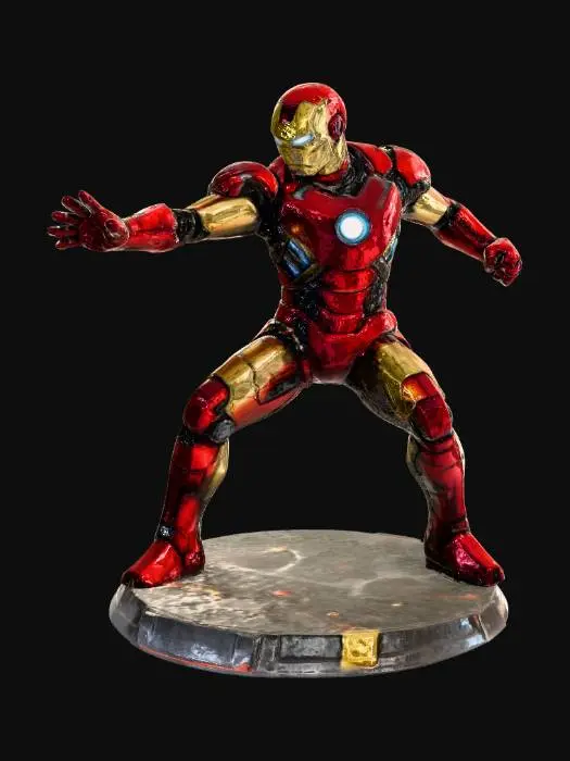 3D model for Iron Man in Battle Armor