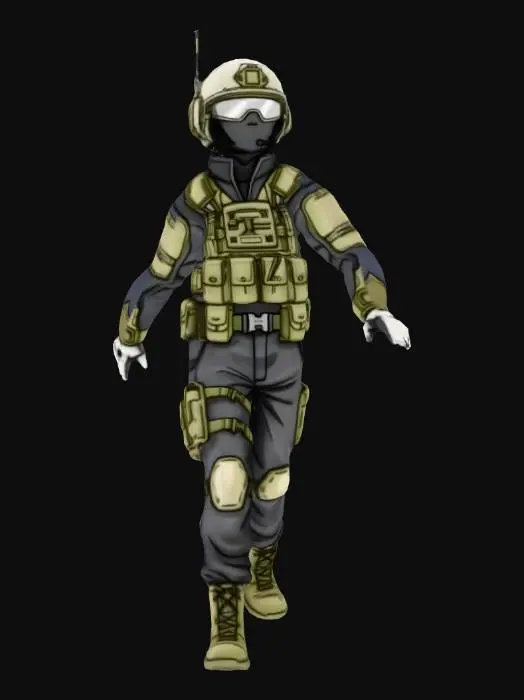 3D model for Tactical Operative