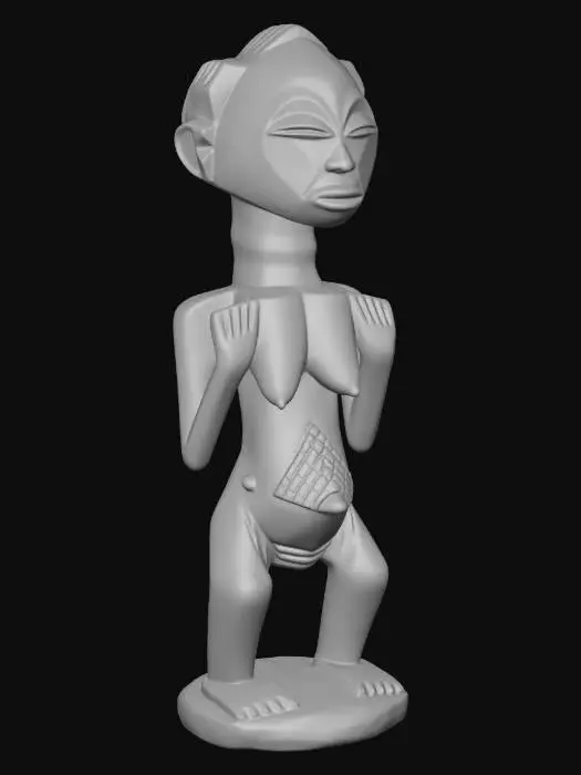 3D model for Warrior Spirit Statue