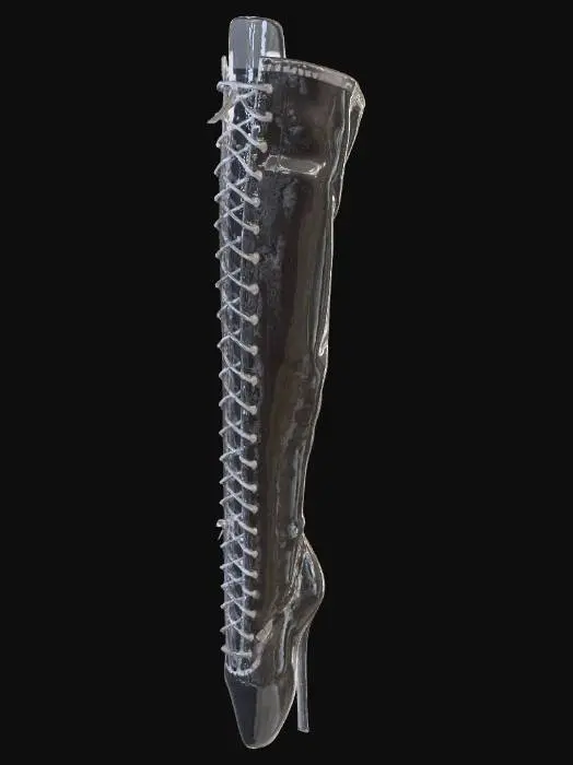 3D model for Midnight Patent Boot