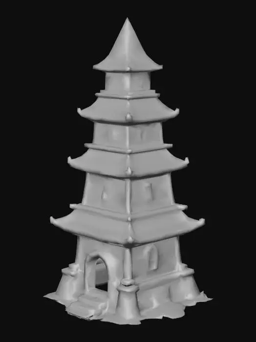 3D model for Pagoda Tower