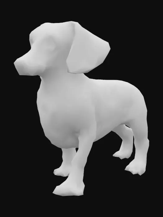 3D model for Dachshund Dog