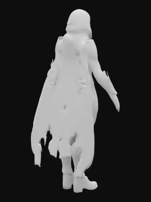 3D model for Shadow Cyborg Hunter