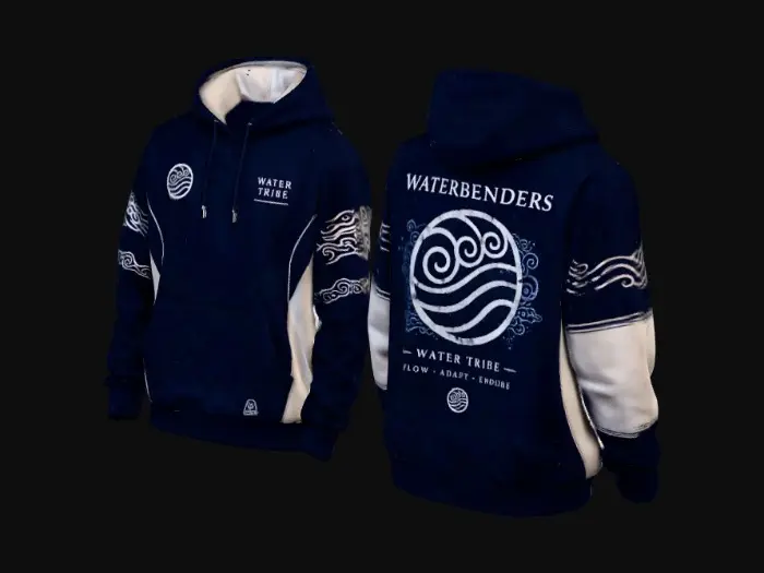 3D model for Water Tribe Hoodie
