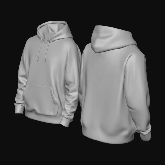 3D model for Water Tribe Hoodie