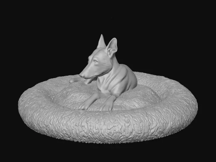 3D model for Cozy Canine Relaxation
