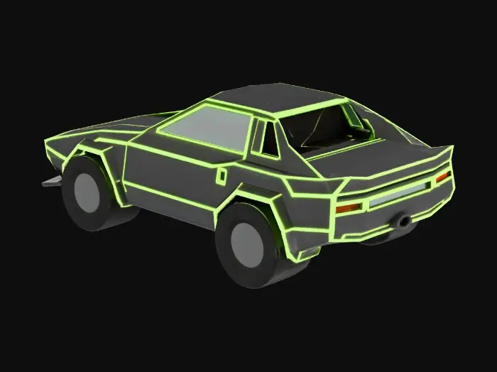 3D model for Neon Circuit Cruiser