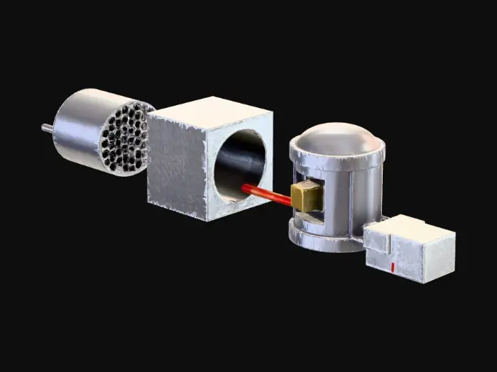 3D model for Nuclear Reactor Process Diagram