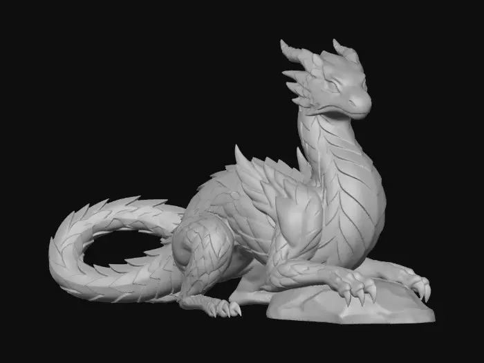 3D model for Frostscale Dragon