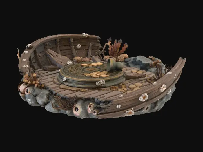 3D model for Sunken Treasure Ring