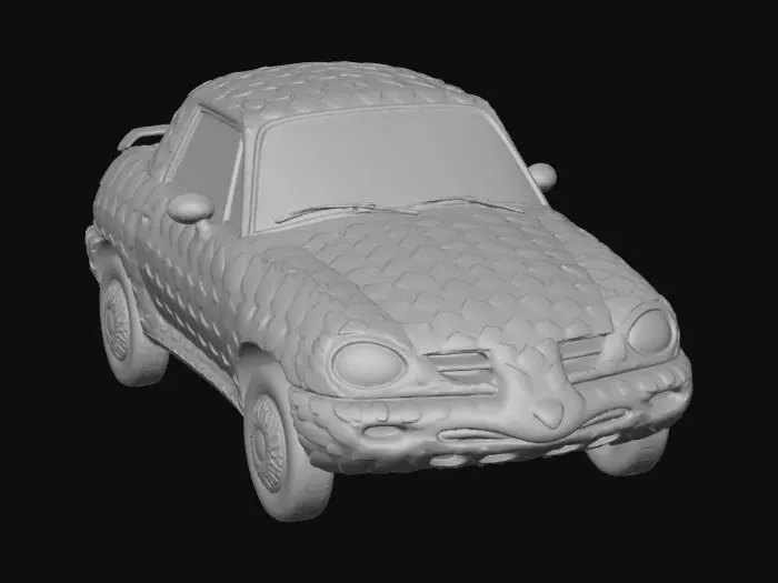 3D model for Dragon-Scaled Car