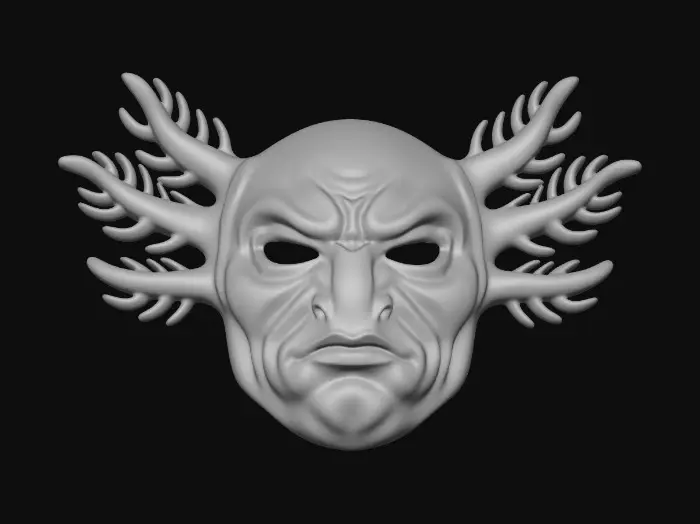 3D model for Coral Demon Mask