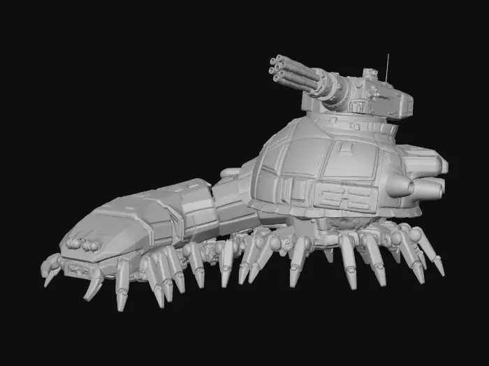 3D model for Turtle Shell Battle Walker