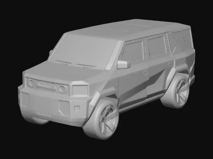3D model for Polygonal Prism SUV