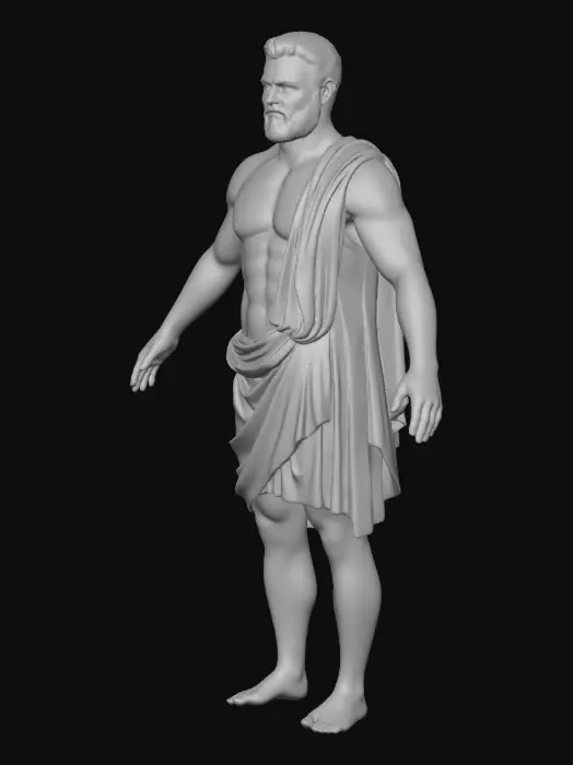3D model for Statue Pose