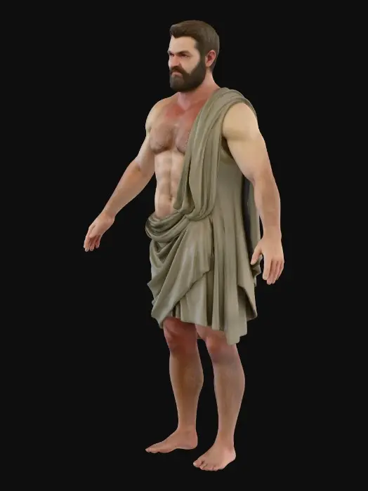 3D model for Statue Pose