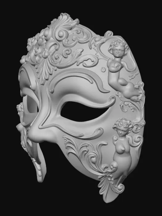 3D model for Masquerade Intricacy