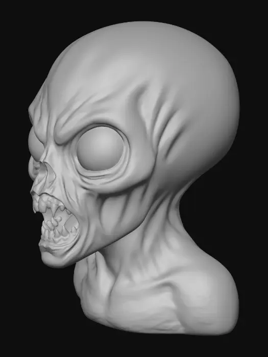 3D model for Alienface