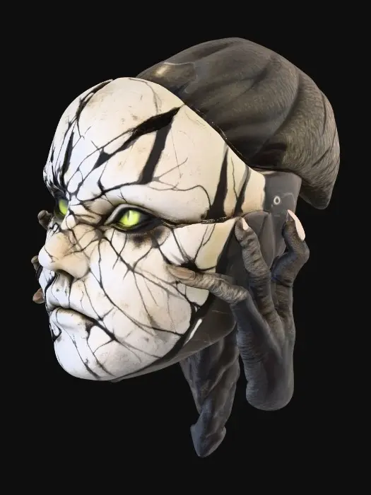 3D model for Alien Maske