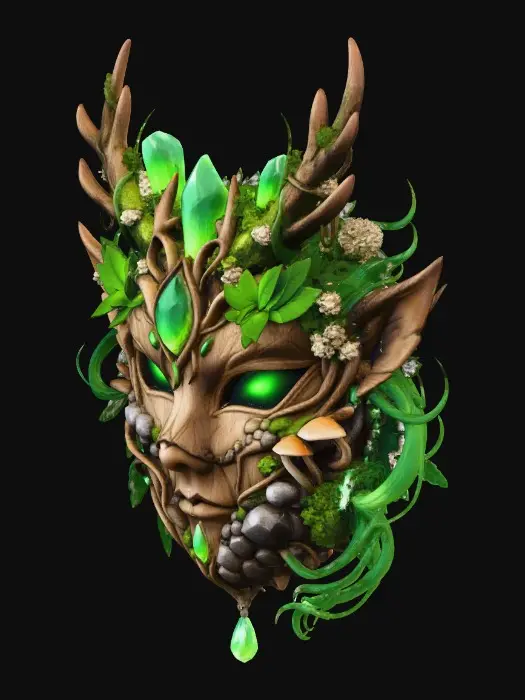 3D model for Mask Green