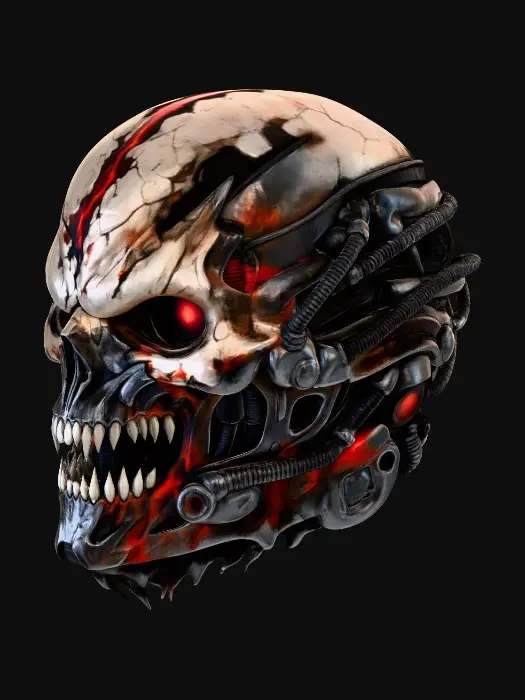 3D model for Infernal Automaton Skull