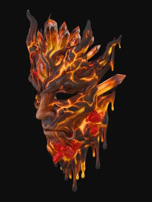 3D model for Inferno Mask