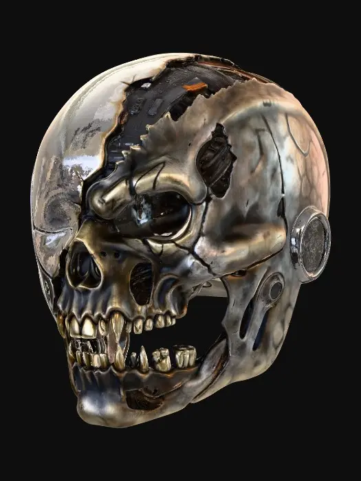 3D model for Cyber Skull Fusion