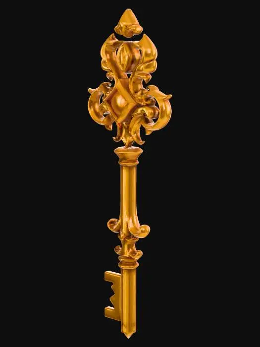 3D model for Golden Alchemy Key