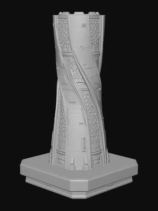 3D model for Neon Helix Spire
