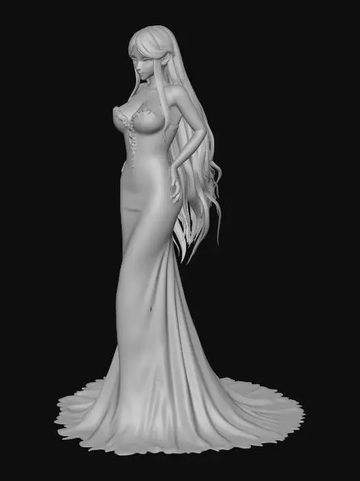 3D model for Ethereal Elegance