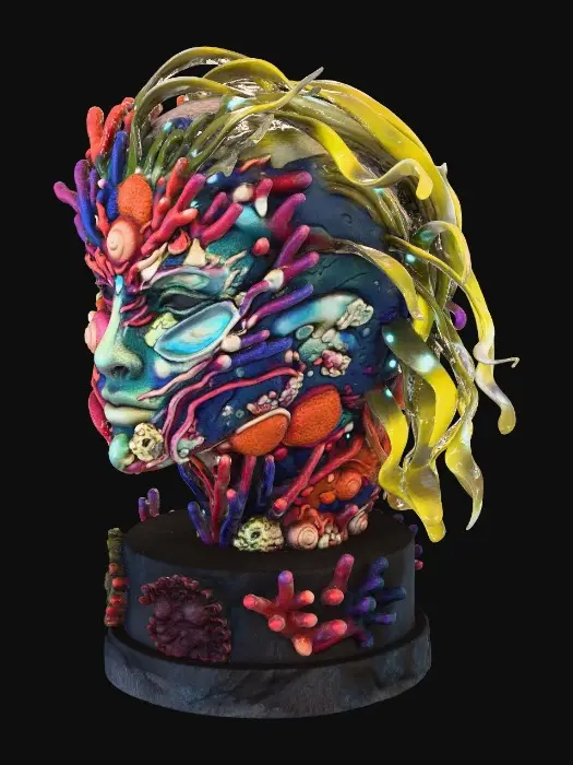 3D model for Coral Crowned Oracle